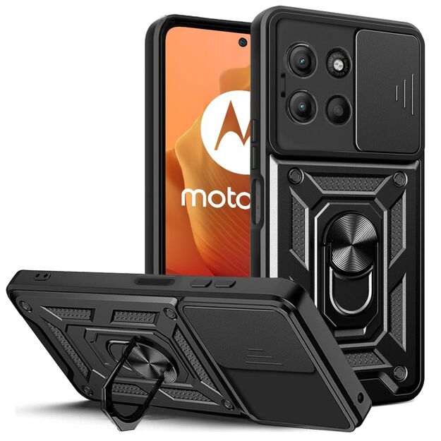Tech-Protect CamShield Pro Case for Motorola Moto G15 - Black