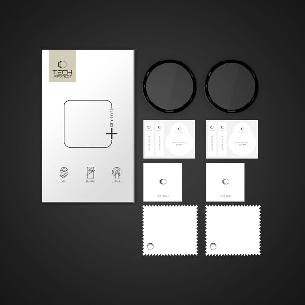Tech-Protect Glass Flex+ 2-pack hybrid glass for Garmin Forerunner 225 / 255 Music - black 3