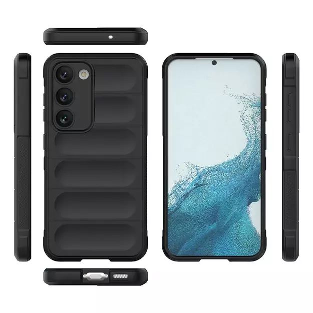 Magic Shield Case for Samsung Galaxy S23+ flexible armored cover black 30