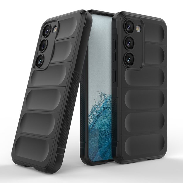 Magic Shield Case for Samsung Galaxy S23+ flexible armored cover black 33