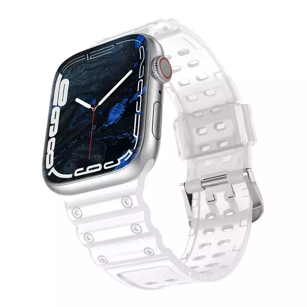 Strap Triple Protection for Apple Watch 38 / 40 / 41 mm band bracelet - transparent