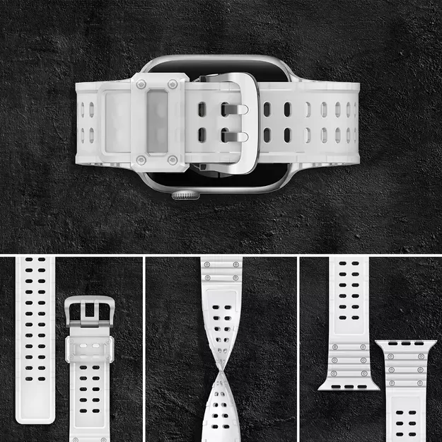 Strap Triple Protection for Apple Watch 38 / 40 / 41 mm band bracelet - transparent 6