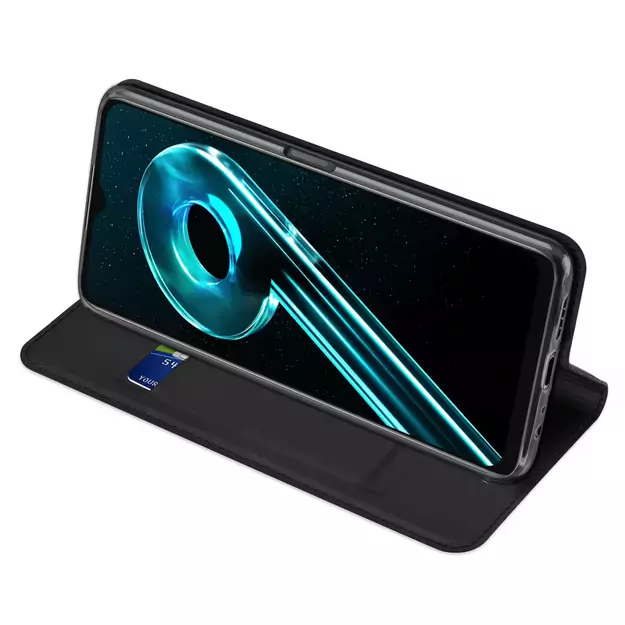 Dux Ducis Skin Pro Case For Realme 10 5G / Realme 9i 5G Cover Flip Card Wallet Stand Black 20