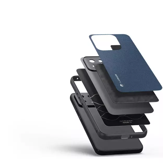 Dux Ducis Fino case for Xiaomi 13 cover with silicone frame blue 1
