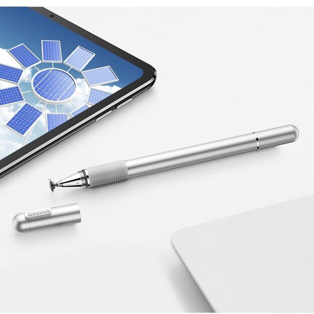 Baseus Golden Cudgel ACPCL-0S double-sided stylus for tablets, phones with gel pen - silver 11
