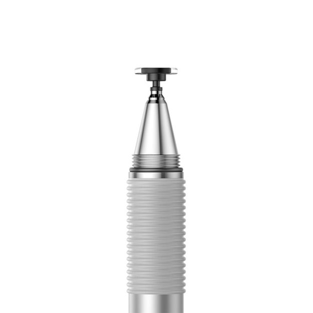 Baseus Golden Cudgel ACPCL-0S double-sided stylus for tablets, phones with gel pen - silver 2