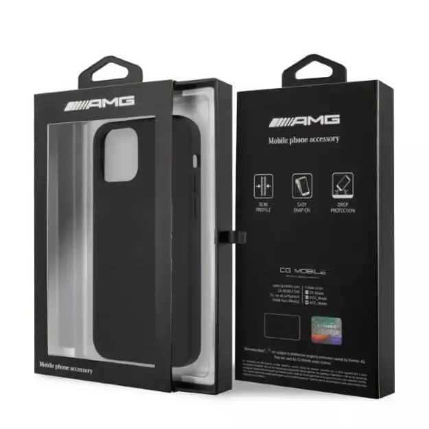 AMG Silicone Big Logo case for iPhone 12 Pro Max - black 14