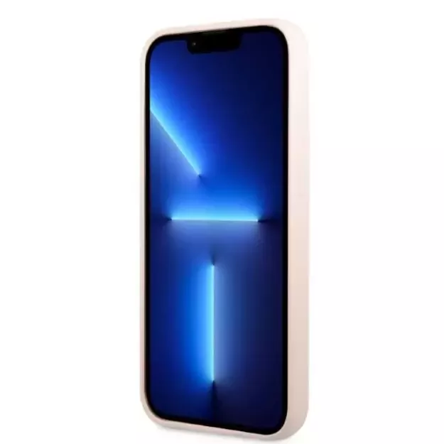 Guess GUHMP13LSPLP iPhone 13 Pro / 13 6.1&quot  pink/pink hard case Silicone Logo Plate MagSafe 11