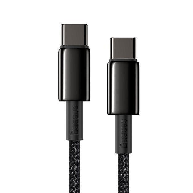 Baseus CATWJ-01 USB-C - USB-C PD QC cable 100W 5A 1m - black 2