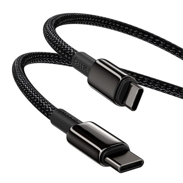 Baseus CATWJ-01 USB-C - USB-C PD QC cable 100W 5A 1m - black 6