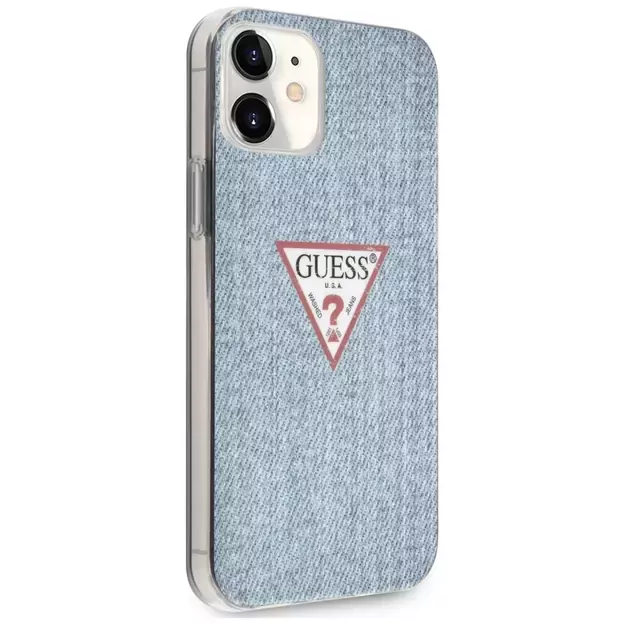 Guess GUHCP12SPCUJULLB iPhone 12 mini 5.4  blue/light blue hardcase Jeans Collection 10