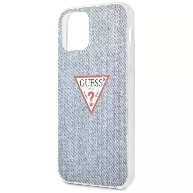 Guess GUHCP12SPCUJULLB iPhone 12 mini 5.4  blue/light blue hardcase Jeans Collection 12