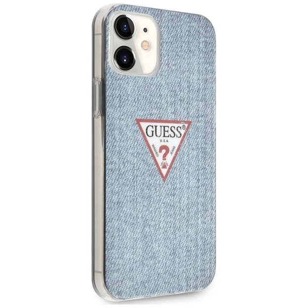 Guess GUHCP12SPCUJULLB iPhone 12 mini 5.4  blue/light blue hardcase Jeans Collection 3