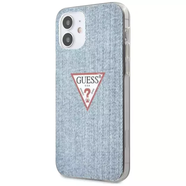 Guess GUHCP12SPCUJULLB iPhone 12 mini 5.4  blue/light blue hardcase Jeans Collection 8