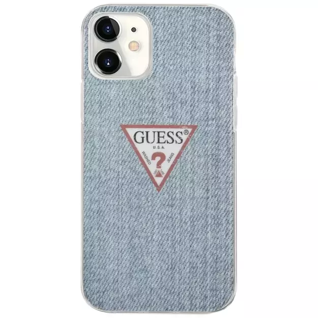 Guess GUHCP12SPCUJULLB iPhone 12 mini 5.4  blue/light blue hardcase Jeans Collection 9