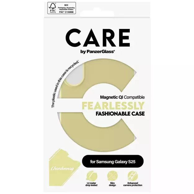 CARE by PanzerGlass Fashion QI Case for Samsung Galaxy S25 - Purple 6