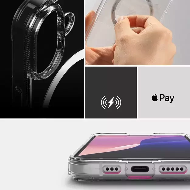 Ringke Fusion MagSafe iPhone 16 Case - Clear 4