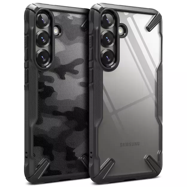 Ringke Fusion X Case for Samsung Galaxy S25 - Black Camo 10