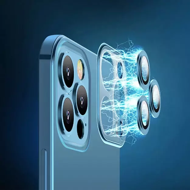 Joyroom Chery Mirror Case Cover for iPhone 13 Pro Metallic Frame Silver (JR-BP908 silver) 21