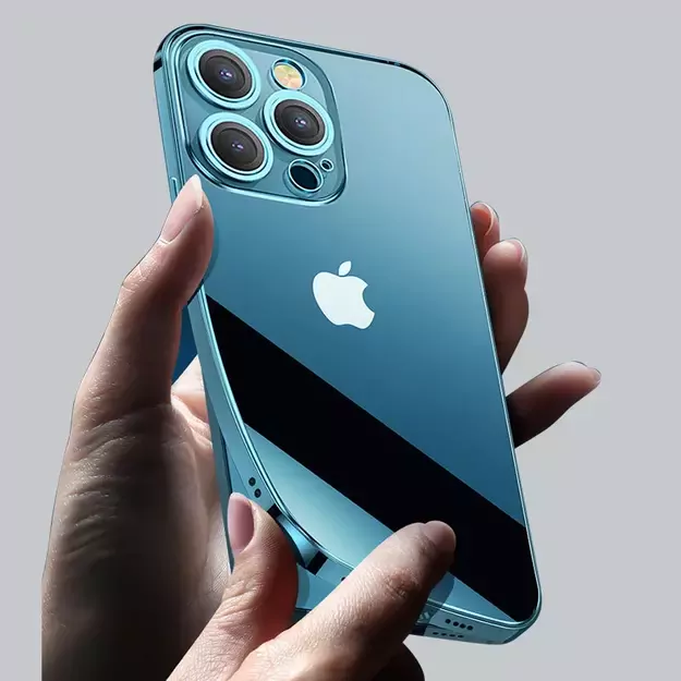 Joyroom Chery Mirror Case Cover for iPhone 13 Pro Metallic Frame Silver (JR-BP908 silver) 18