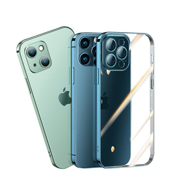 Joyroom Chery Mirror Case Cover for iPhone 13 Pro Metallic Frame Silver (JR-BP908 silver) 1
