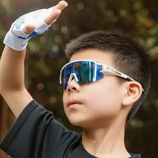 Rockbros Kids Cycling Glasses, Polarized, UV Protection, Children&#39 s - White 12