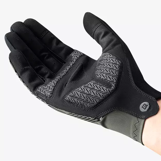 Rockbros cycling gloves spring/summer/autumn, full, size: XXL - green 3