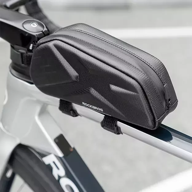 Rockbros Bike Bag, Rigid, Frame, Top Tube, 1.4l - Black 8