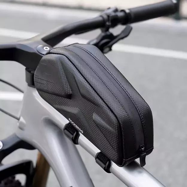 Rockbros Bike Bag, Rigid, Frame, Top Tube, 1.4l - Black 7