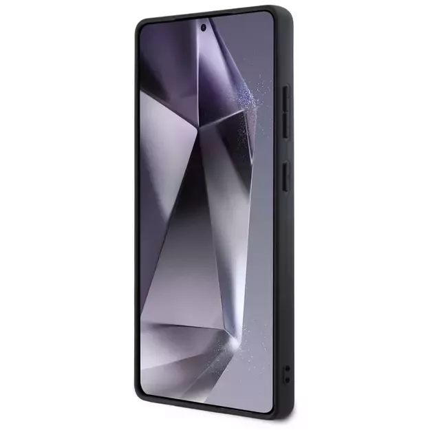 Guess Leather 4G Flowers Print Metal Classic Logo MagSafe Case for Samsung Galaxy S25 Ultra - Pink 4