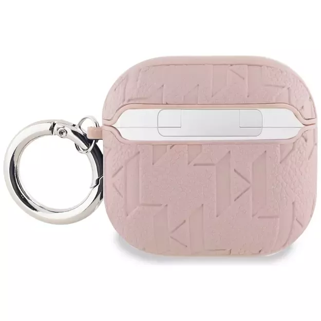 Karl Lagerfeld Monogram Karl Head Case for AirPods 4 - Pink 1