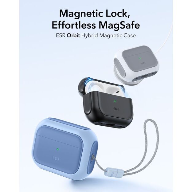 ESR Orbit Halolock MagSafe case for AirPods Pro - blue 1