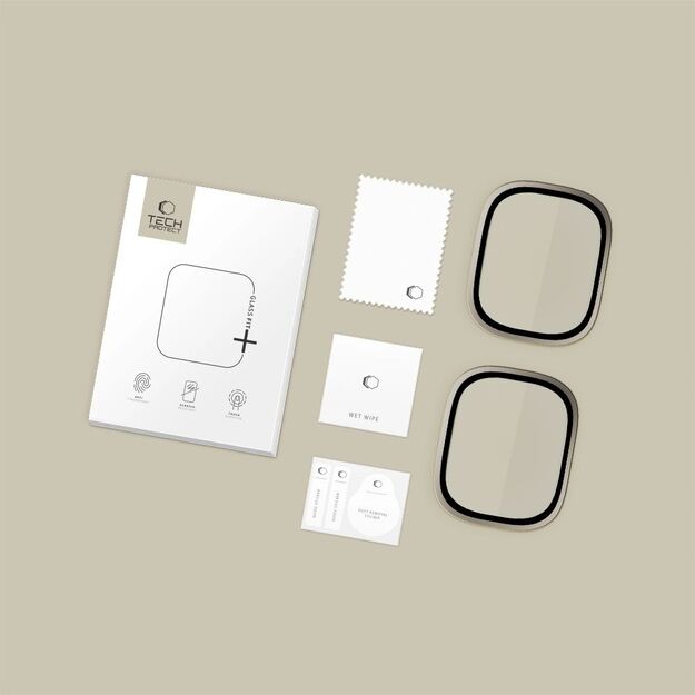 Tech-Protect Glass Ring 2-pack for Apple Watch Ultra 49mm - Titanium 4