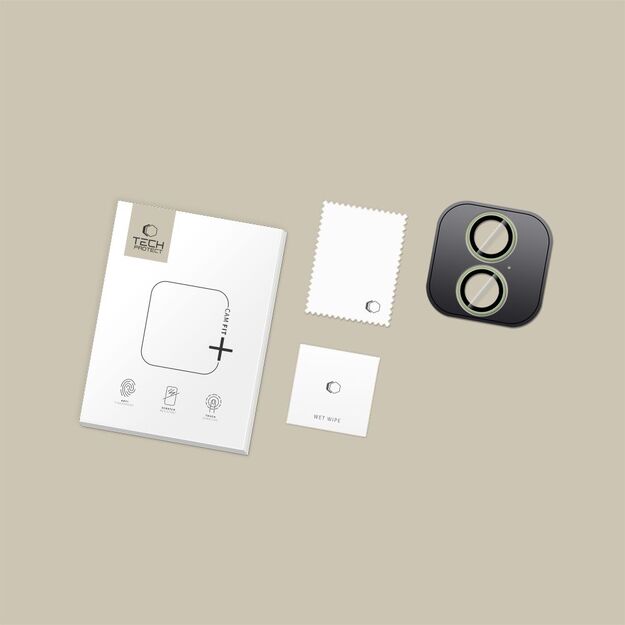 Tech-Protect Camring Fit+ Camera Cover for iPhone 17 - Green 3