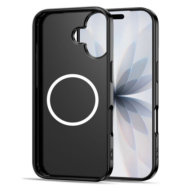 Tech-Protect Lamano MagSafe case for iPhone 17 - black and red 9