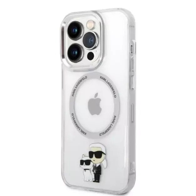Karl Lagerfeld Iconic Karl&amp Choupette Magsafe case for iPhone 14 Pro Max - transparent 8