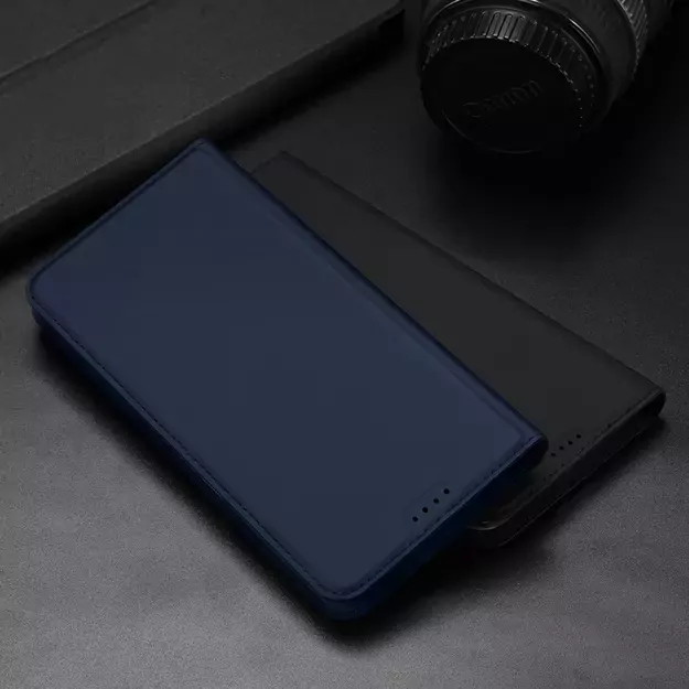 Dux Ducis Skin Pro Case for Realme 10 Pro Flip Card Wallet Stand Blue 38