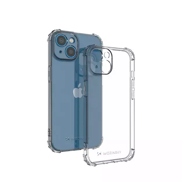 Wozinsky Anti Shock case for iPhone 14 Plus transparent transparent case 17