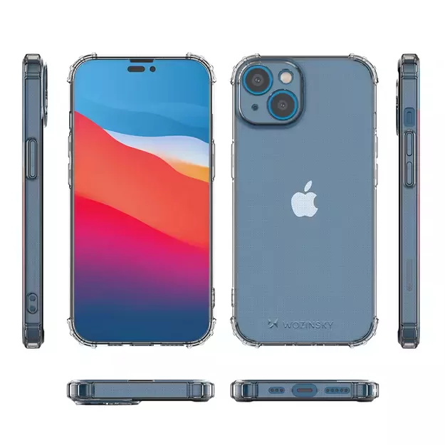 Wozinsky Anti Shock case for iPhone 14 Plus transparent transparent case 15