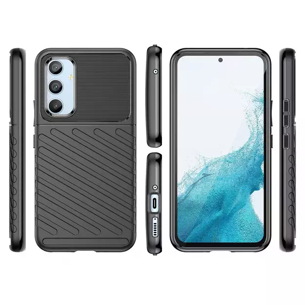 Thunder Case case for Samsung Galaxy A54 5G silicone armor case black 1
