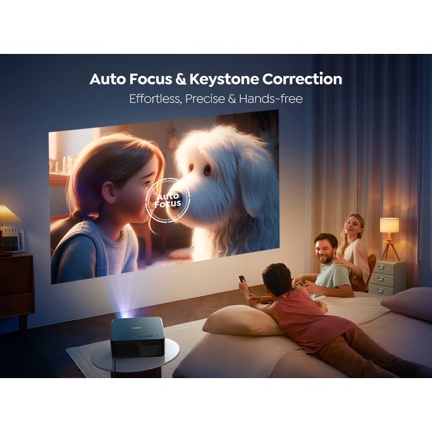 Yaber K2s LCD FullHD 1080p Multimedia Projector with JBL Speakers - Black 5