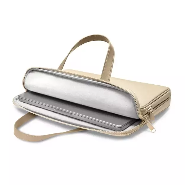 Tech-Protect Carrying Bag for 15-16&quot  Laptop - Beige 3