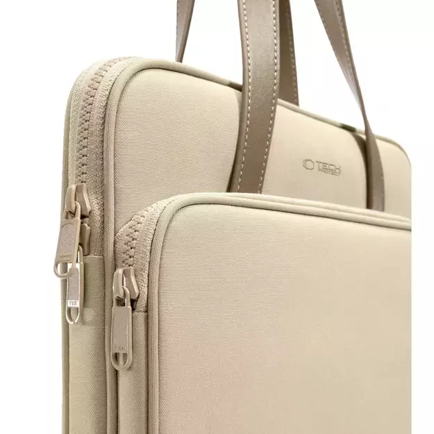 Tech-Protect Carrying Bag for 15-16&quot  Laptop - Beige 6