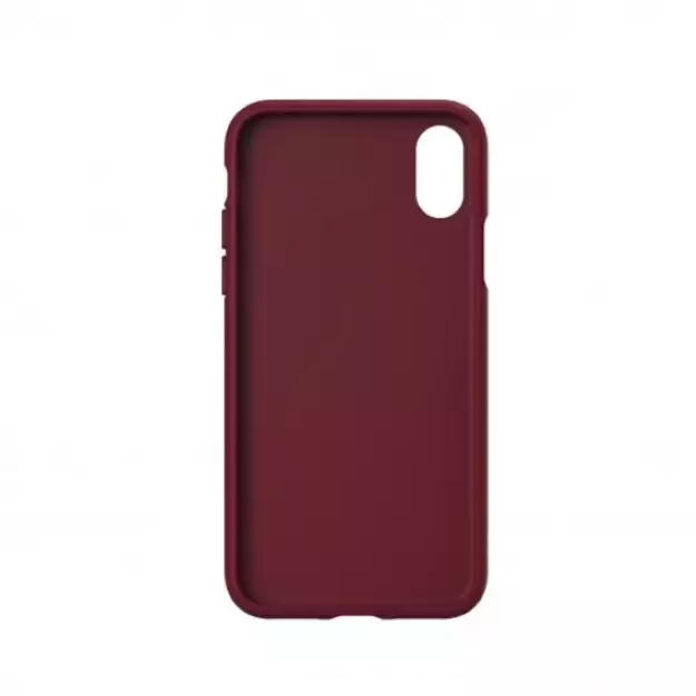 Adidas OR Molded PU Suede case for iPhone X / XS - burgundy 10