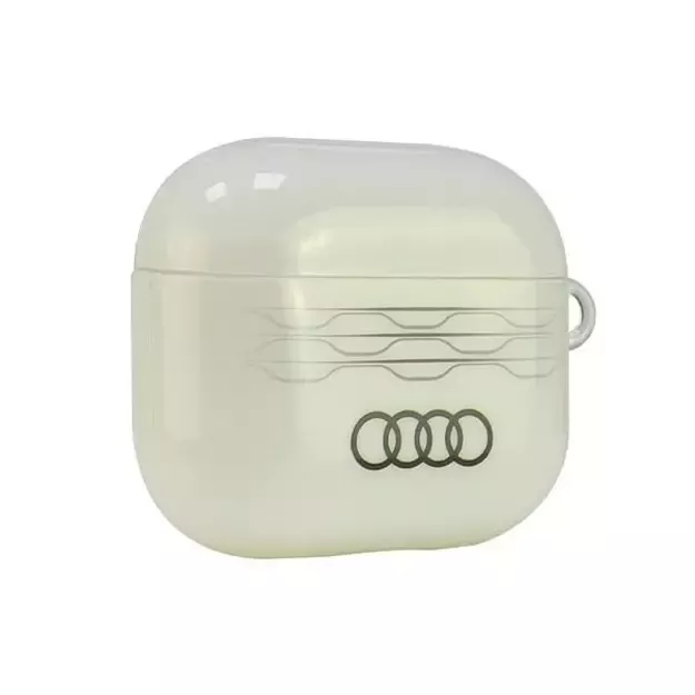 Audi IML Geometric Pattern AirPods 3 Case - White 8