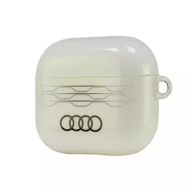 Audi IML Geometric Pattern AirPods 3 Case - White 7