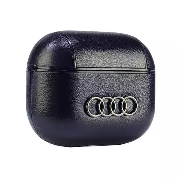 Audi Leather Big Logo Case for AirPods 3 - Black 8