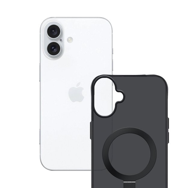 3mk Smoke Case Mag&amp Stand for iPhone 17 - black 11