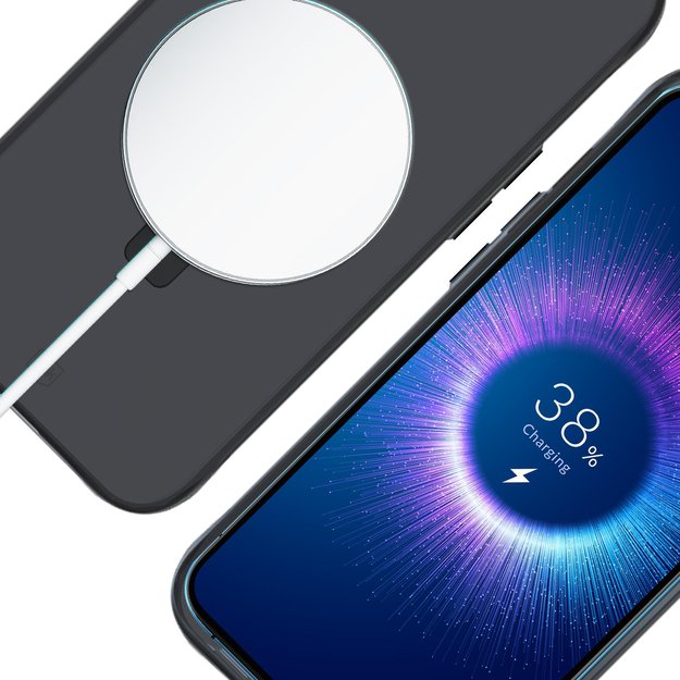 3mk Smoke Case Mag&amp Stand for iPhone 17 - black 28