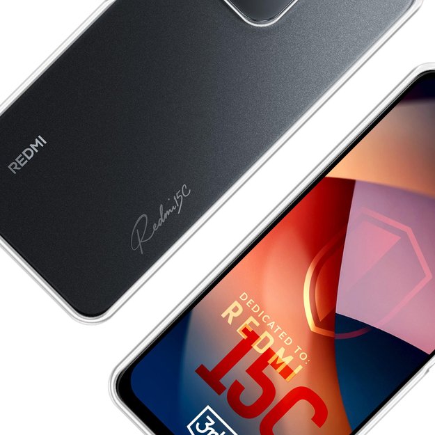 3mk Clear Case for Xiaomi Redmi 15C - transparent 1